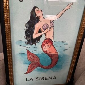 La Sirena Mermaid Wall Art